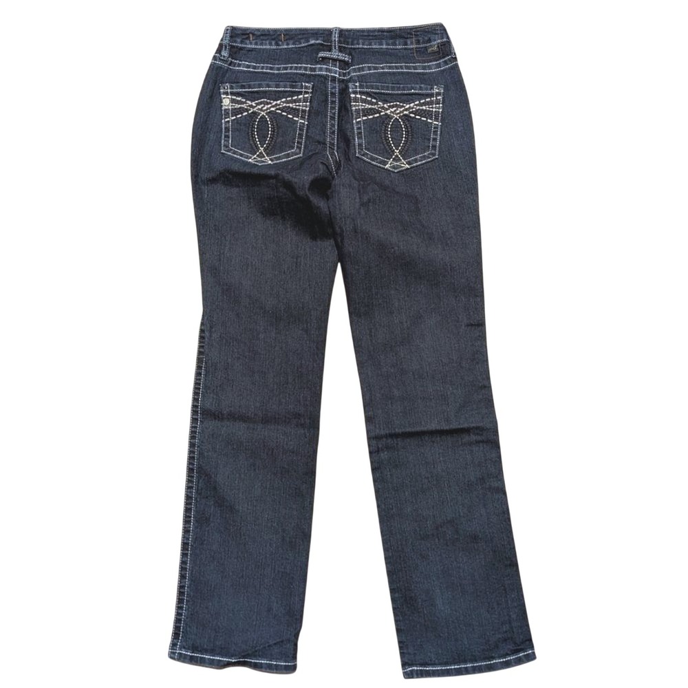 Jag Jeans Womens 6 Mid Rise Straight Leg Dark Denim Stretch